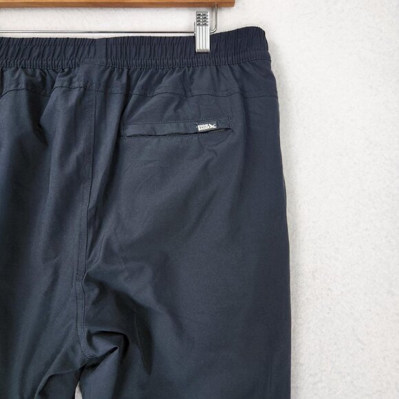 Eddie Bauer Pants Womens 14 Black Fleece Lined Hi Rise Cargo Jogger Sweatpants - Picture 10 of 16